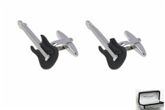 Cover Black Guitar Cufflinks - Tie Studio