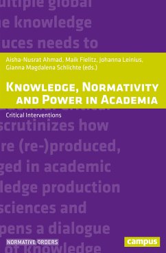 Knowledge, Normativity and Power in Academia (eBook, PDF)