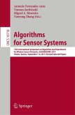 Algorithms for Sensor Systems