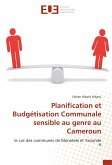 Planification et Budgétisation Communale sensible au genre au Cameroun