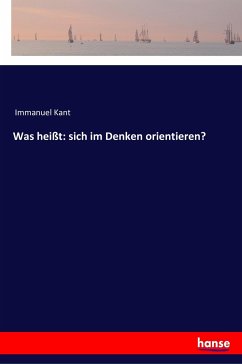 Cover Was heißt: sich im Denken orientieren?