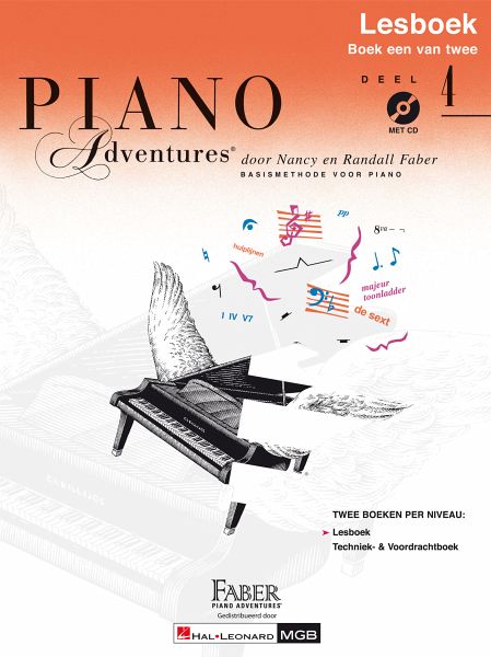 FABER, N: PIANO ADVENTURES LESBOEK 4 CD