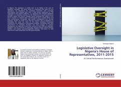 Legislative Oversight in Nigeria's House of Representatives, 2011-2015