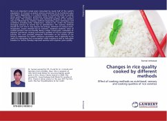 Changes in rice quality cooked by different methods