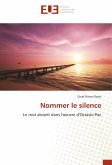 Nommer le silence