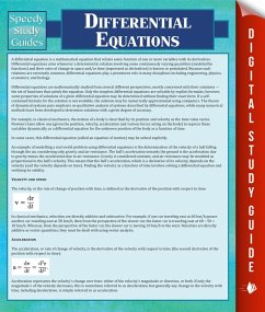 Differential Equations (eBook, ePUB) - Publishing, Speedy