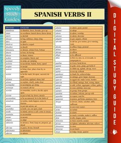 Cover Spanish Verbs II (Speedy Language Study Guides) (eBook, ePUB)