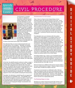 Cover Civil Procedure (Speedy Study Guides) (eBook, ePUB)