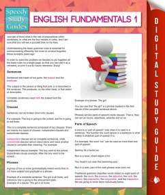 Cover English Fundamentals 1 (Speedy Study Guides) (eBook, ePUB)