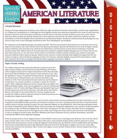 Cover American Literature (Speedy Study Guides) (eBook, ePUB)