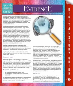 Cover Evidence (Speedy Study Guides) (eBook, ePUB)