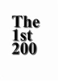 The 1st 200 (eBook, ePUB)