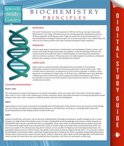 Cover Biochemistry Principles (Speedy Study Guides) (eBook, ePUB)