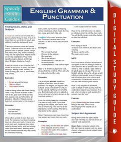 Cover English Grammar And Punctuation (Speedy Study Guides) (eBook, ePUB)