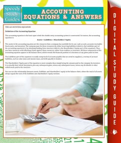 Accounting Equations And Answers (Speedy Study Guides) (eBook, ePUB) - Publishing, Speedy