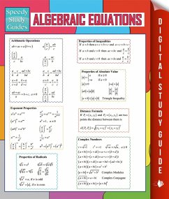 Algebraic Equations (Speedy Study Guides) (eBook, ePUB) - Publishing, Speedy