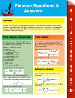 Cover Finance Equations & Answers (eBook, ePUB)