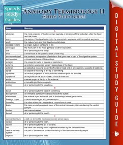 Cover Anatomy Terminology II (Speedy Study Guide) (eBook, ePUB)