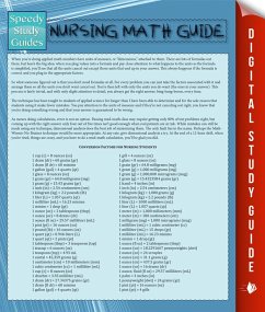 Cover Nursing Math Guide (Speedy Study Guide) (eBook, ePUB)