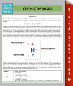 Chemistry Basics (Speedy Study Guide) (eBook, ePUB) Cover Chemistry Basics (Speedy Study Guide) (eBook, ePUB)