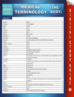 Medical Terminology (The Body) Speedy Study Guides (eBook, ePUB) Cover Medical Terminology (The Body) Speedy Study Guides (eBook, ePUB)