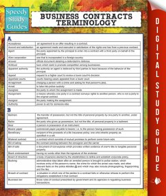 Business Contracts Terminology (Speedy Study Guide) (eBook, ePUB) Cover Business Contracts Terminology (Speedy Study Guide) (eBook, ePUB)