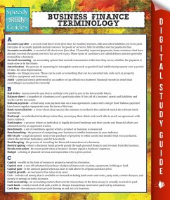 Cover Business Finance Terminology (Speedy Study Guide) (eBook, ePUB)