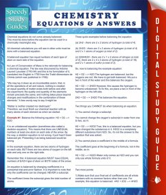 Chemistry Equations & Answers (Speedy Study Guide) (eBook, ePUB) Cover Chemistry Equations & Answers (Speedy Study Guide) (eBook, ePUB)