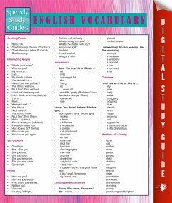 English Vocabulary (Speedy Study Guides) (eBook, ePUB) Cover English Vocabulary (Speedy Study Guides) (eBook, ePUB)
