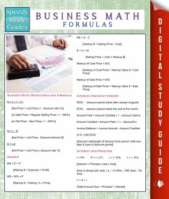 Cover Business Math Formulas (Speedy Study Guides) (eBook, ePUB)