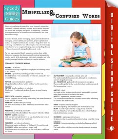Misspelled And Confused Words (Speedy Study Guide) (eBook, ePUB) Cover Misspelled And Confused Words (Speedy Study Guide) (eBook, ePUB)