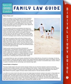 Cover Family Law Guide (Speedy Study Guide) (eBook, ePUB)