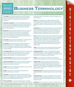 Cover Business Terminology (Speedy Study Guides) (eBook, ePUB)