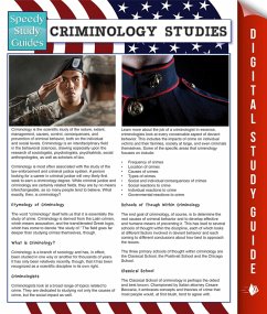 Cover Criminology Studies (Speedy Study Guides) (eBook, ePUB)
