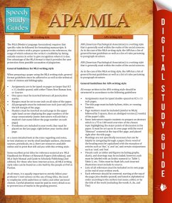 APA/MLA Guidelines (Speedy Study Guides) (eBook, ePUB) - Publishing, Speedy