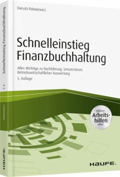 Cover Schnelleinstieg Finanzbuchhaltung - inkl. Arbeitshilfen online