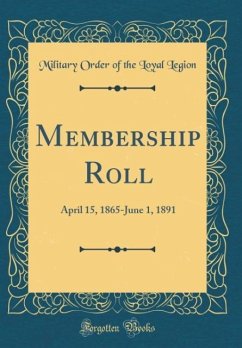 Membership Roll - Legion, Military Order of the Loyal