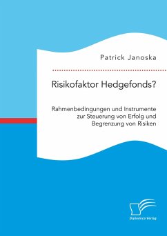 Risikofaktor Hedgefonds? Rahmenbedingungen und Instrumente zur Steuerung von Erfolg und Begrenzung von Risiken (eBook, PDF) - Janoska, Patrick