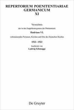 Verzeichnis der in den Supplikenregistern der Pönitentiarie Hadrians VI. vorkommenden Personen, Kirchen und Orte des Deutschen Reiches 1522¿1523