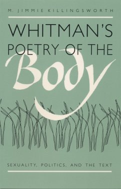 Cover Whitman's Poetry of the Body (eBook, ePUB)