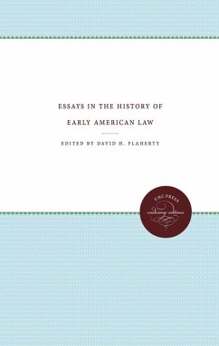 Cover Essays in the History of Early American Law (eBook, ePUB)