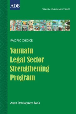 Vanuatu Legal Sector Strengthening Program (eBook, ePUB) - Vira, Henry