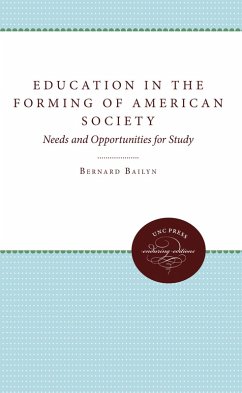 Cover Education in the Forming of American Society (eBook, ePUB)