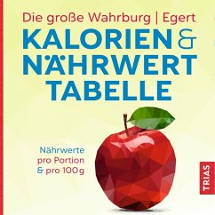 Die große Wahrburg/Egert Kalorien-&-Nährwerttabelle - Wahrburg, Ursel;Egert, Sarah