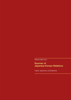 Sources of Japanese-Korean Relations (eBook, ePUB) - Zöllner, Reinhard
