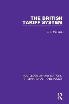 The British Tariff System (eBook, PDF) - Mcguire, E. B.