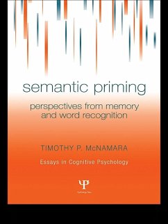 Semantic Priming (eBook, ePUB) - McNamara, Timothy P.