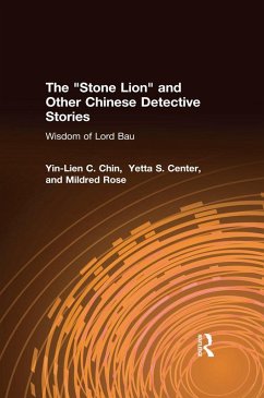 The Stone Lion and Other Chinese Detective Stories (eBook, ePUB) - Chin, Yin-Lien C.