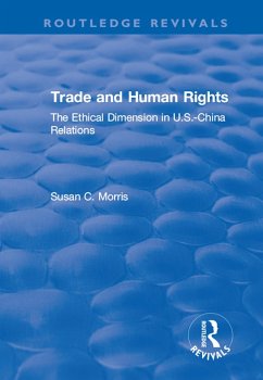 Trade and Human Rights (eBook, PDF) - Morris, Susan C.