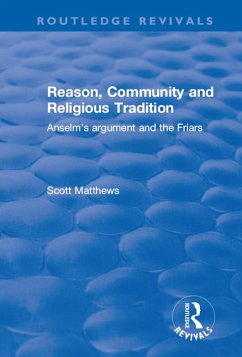 Reason, Community and Religious Tradition (eBook, ePUB) - Matthews, Scott